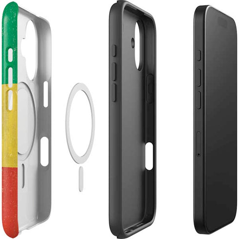 Ethiopia Flag Distressed iPhone 17 Magsafe Impact Case